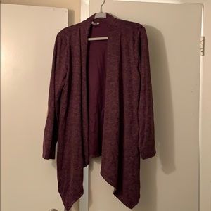 Ladies purple cardigan